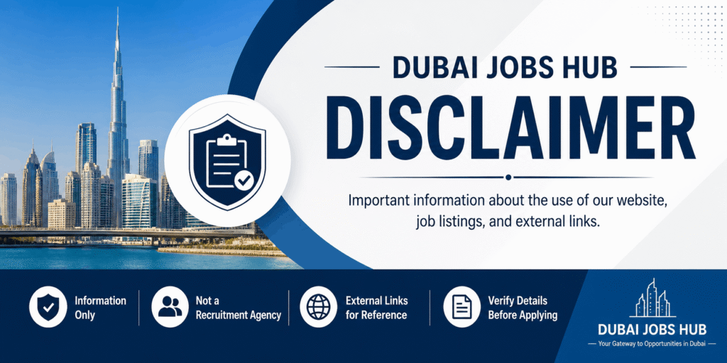 Dubai Jobs Hub Disclaimer