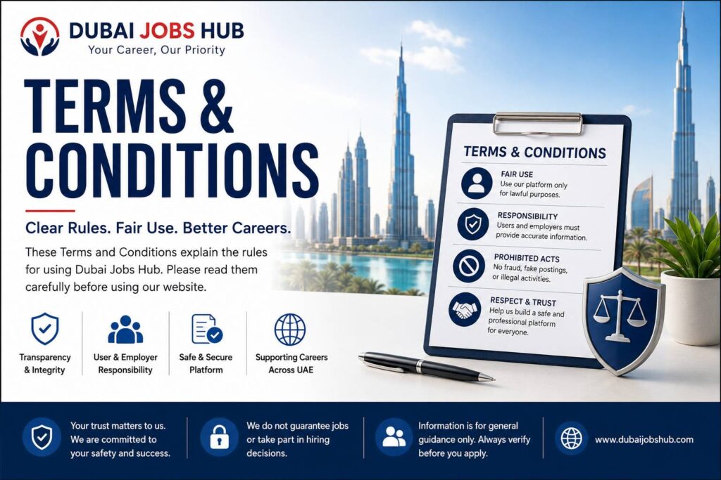 Terms Conditions Dubai Jobs